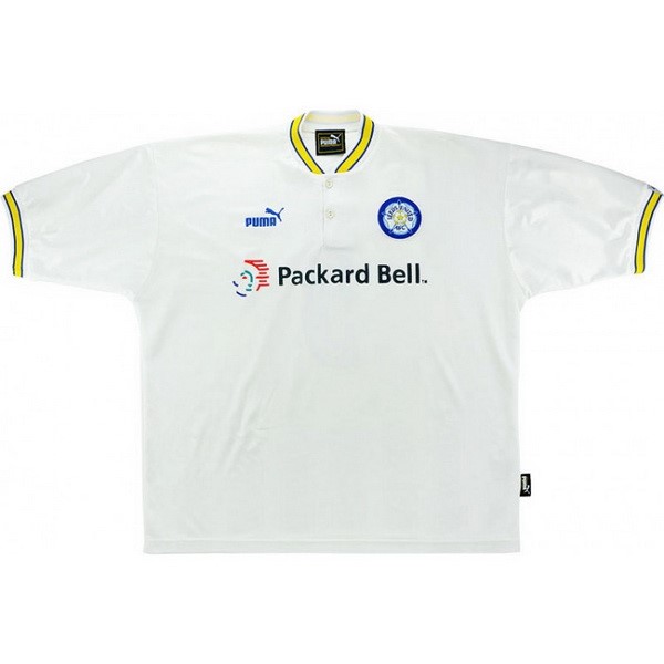 Tailandia Camiseta Leeds United 1st Retro 1997 1998 Blanco